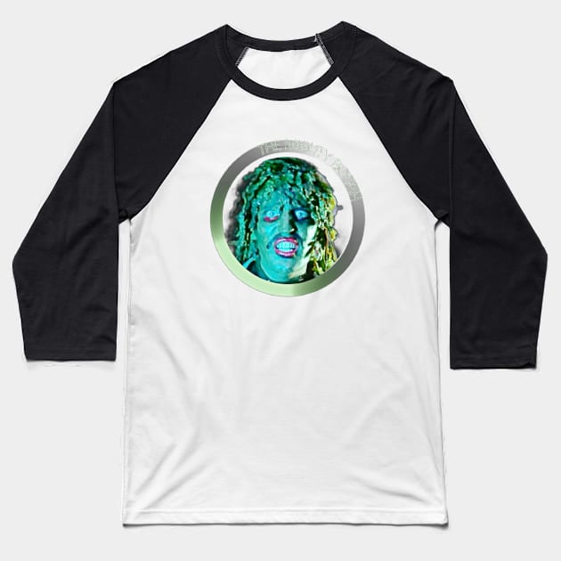 the mighty boosh Baseball T-Shirt by valentinewords